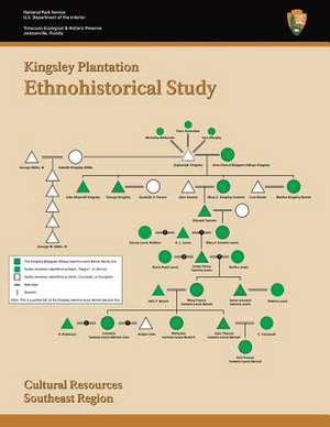 Kingsley Plantation Ethnohistorical Study de National Park Service, U. S. Department