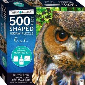 Jigsaw Gallery 500-Piece Shaped Jigsaw - Owl de Hinkler Pty Ltd