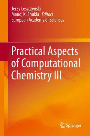 Practical Aspects of Computational Chemistry III de Jerzy Leszczynski