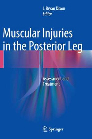 Muscular Injuries in the Posterior Leg: Assessment and Treatment de J. Bryan Dixon