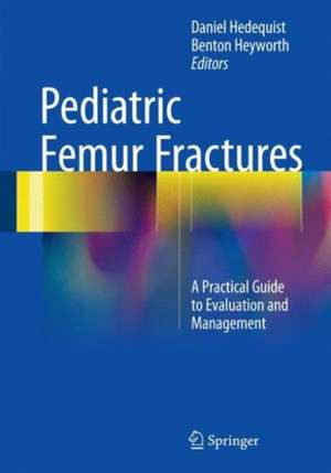 Pediatric Femur Fractures: A Practical Guide to Evaluation and Management de Daniel J. Hedequist