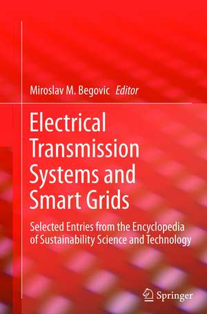 Electrical Transmission Systems and Smart Grids: Selected Entries from the Encyclopedia of Sustainability Science and Technology de Miroslav M. Begovic