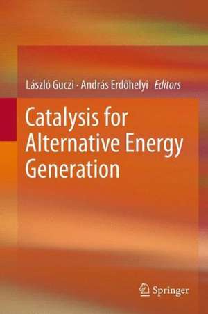 Catalysis for Alternative Energy Generation de László Guczi