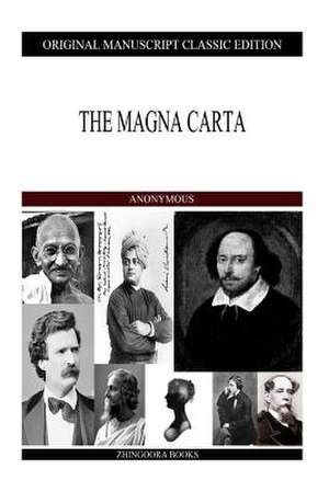 The Magna Carta de Anonymous Author