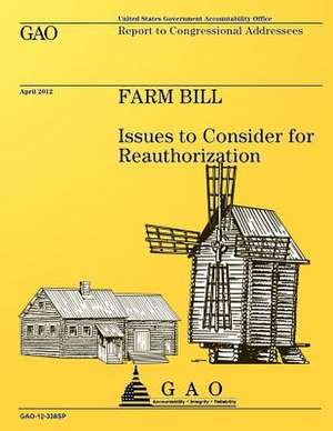 Farm Bill de Government Accountability Office (U S )