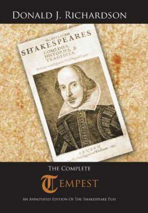The Complete Tempest de Donald J Richardson