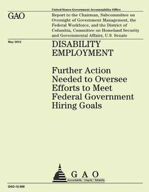 Disability Employment de U S Government Accountability Office