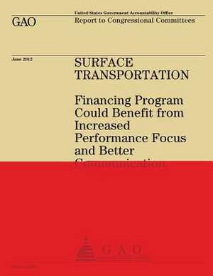 Surface Transportation de U S Government Accountability Office