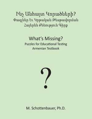 What's Missing? Puzzles for Educational Testing de M. Schottenbauer