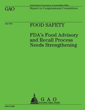 Food Safety de Government Accountability Office (U S )