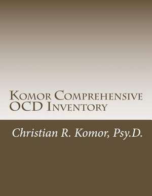 Komor Comprehensive Ocd Inventory de Christian R. Komor