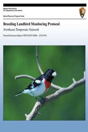 Breeding Landbird Monitoring Protocol Northeast Temperate Network de National Park Service