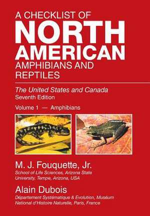 A Checklist of North American Amphibians and Reptiles de M. J. Fouquette Jr