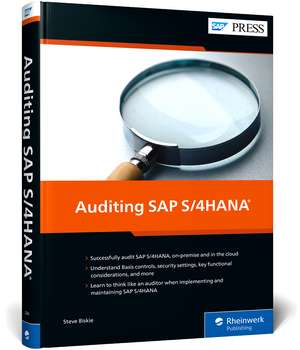 Auditing SAP S/4HANA de Steve Biskie