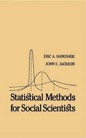 Statistical Methods for Social Scientists de Eric A. Hanushek