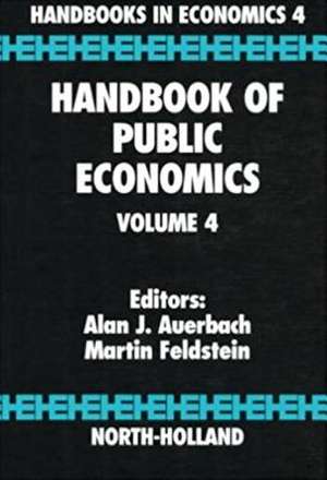 Handbook of Public Economics de A. J. Auerbach