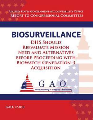 Biosurveillance de Government Accountability Office (U S )