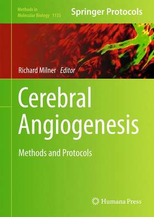 Cerebral Angiogenesis: Methods and Protocols de Richard Milner