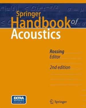 Springer Handbook of Acoustics de F. Dunn