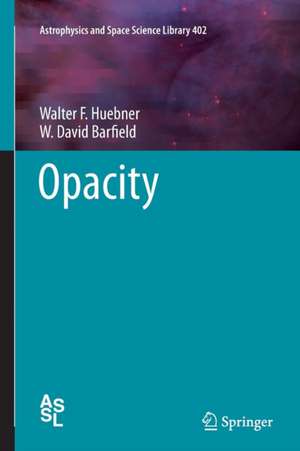 Opacity de Walter F. Huebner