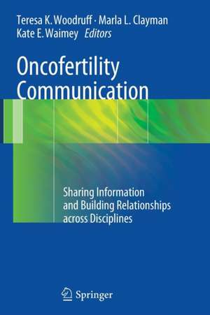 Oncofertility Communication: Sharing Information and Building Relationships across Disciplines de Teresa K. Woodruff