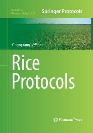 Rice Protocols de Yinong Yang