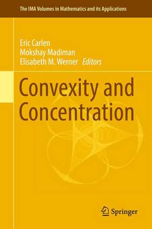 Convexity and Concentration de Eric Carlen