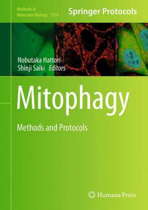 Mitophagy: Methods and Protocols de Nobutaka Hattori