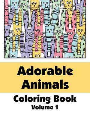 Adorable Animals Coloring Book de Various