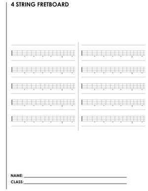 4 String Fretboard de Joe Dolan