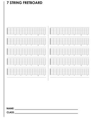 7 String Fretboard de Joe Dolan