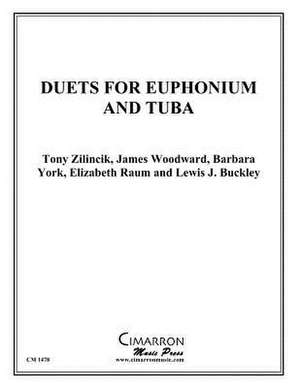 Duets for Euphonium and Tuba de Tony Zilincik