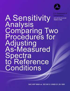 A Sensitivity Analysis Comparing Two Procedures for Adjusting As-Measured Spectra to Reference Conditions de Clay N. Reherman