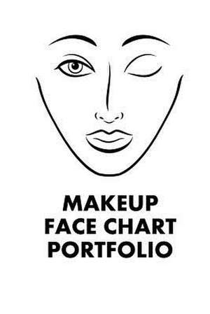 Makeup Face Chart Portfolio de Sarie Smith