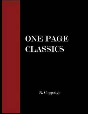 The One-Page-Classics de Nathan Coppedge