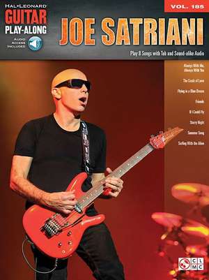 Joe Satriani Guitar Play-Along Vol. 185 - Book/Online Audio