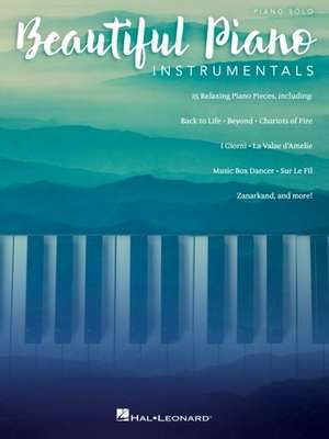 Beautiful Piano Instrumentals de Hal Leonard Corp