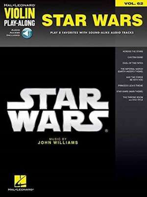 Star Wars - Violin Play-Along Volume 62 Book/Online Audio de John Williams