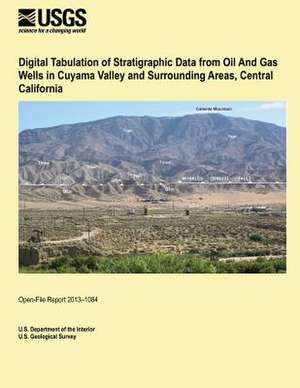 Digital Tabulation of Stratigraphic Data from Oil and Gas Wells in Cuyama Valley and Surrounding Areas, Central California de U. S. Department of the Interior