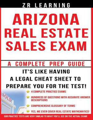 Arizona Real Estate Sales Exam - 2014 Version de Zr Learning