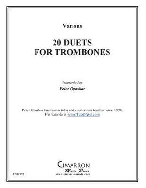 20 Duets for Trombone de Various