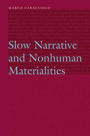 Slow Narrative and Nonhuman Materialities de Marco Caracciolo