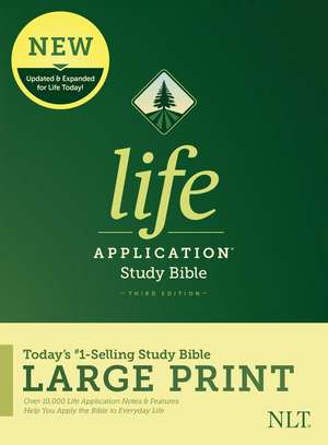 NLT Life Application Study Bible, Third Edition, Large Print (Hardcover) de Tyndale