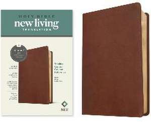 NLT Thinline Center-Column Reference Bible, Filament Enabled (Leatherlike, Rustic Brown, Red Letter)