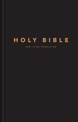 NLT Large Print Pew Bible (Hardcover, Black)