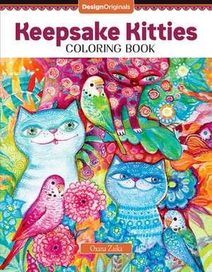 Keepsake Kitties Coloring Book de Oxana Zaika