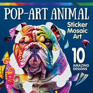 Pop-Art Animal Sticker Mosaic Art de Dean Russo