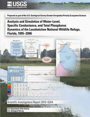 Analysis and Simulation of Water-Level, Specific Conductance, and Total Phosphorus Dynamics of the Loxahatchee National Wildlife Refuge, Florida, 1995 de U. S. Department of the Interior