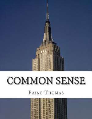 Common Sense de Paine Thomas