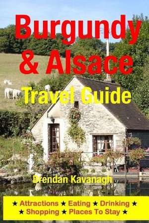 Burgundy & Alsace Travel Guide - Attractions, Eating, Drinking, Shopping & Places to Stay de Brendan Kavanagh